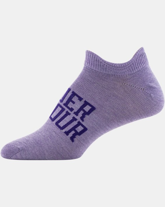 Women's UA Essential No Show – 6-Pack Socks, Gray, pdpMainDesktop image number 10
